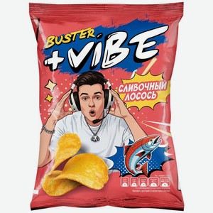 Чипсы картофельные Moskart +Vibe Сливочный лосось 50 г