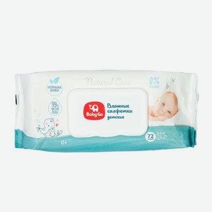 Влажные салфетки BabyGo Natural Care 72 шт.