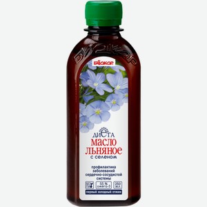 Масло льняное холодного отжима Биокор с селеном 250 мл