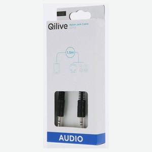 Кабель Qilive 3,5 мм тканевый, 1,5 м