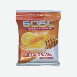 Леденцы Бобс с витамином C, мед и лимон, 3 шт по 35 гр
