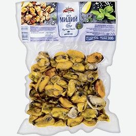 Мясо Мидий Тунцов, Замороженное, 300 Г