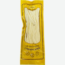 Сыр Рассольный Сибирский, Спагетти Соломка, 25%, 100 Г