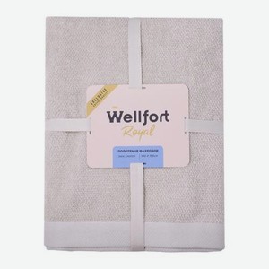 Махровое полотенце 100*150см бежевое Royal Wellfort Micra