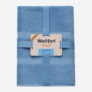 Коврик для ванной 50*70см синий Royal Wellfort