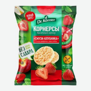 Хлебцы хрустящие рисово-кукурузные мини Смузи-клубника Dr. Korner 40г