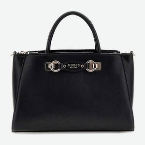 GUESS Сумка на плечо Mimina Girlfriend Satchel, Состав: Черный