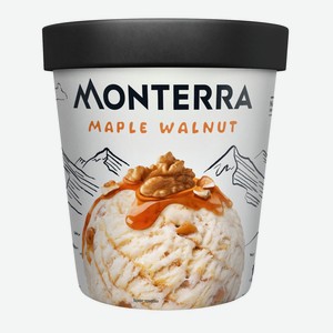 БЗМЖ Мороженое Monterra пломбир с кленовым сиропом ведерко 2