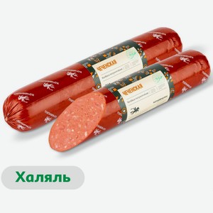 Колбаса полукопченая «Кочевники» Чеченская с говядиной и курицей халяль, 600 г