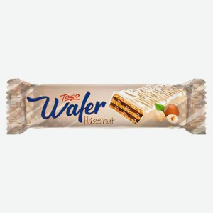 Вафли Wafer в белой глазури с орехом Турция, 30 г