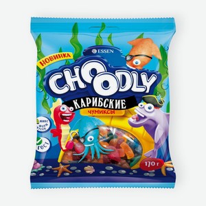 Мармелад Choodly Карибские чумиксы жевательный, 170г, 170 г
