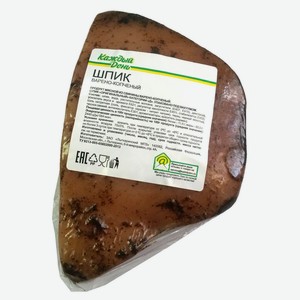 Шпик варено-копченый «Каждый день» Оригинальный цена за 100 г