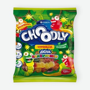 Мармелад Choodly Кислые ползунчики жевательный, 170г, 170 г