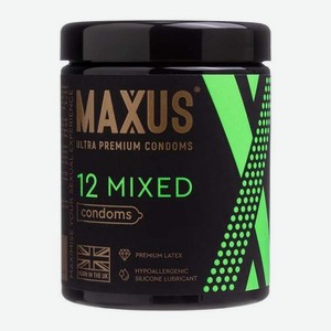 Ультратонкие гладкие и текстурированные презервативы X-Edition Ultra Thin Maxus 12шт