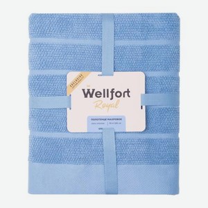 Махровое полотенце 70*120см синее Royal Wellfort Piksie