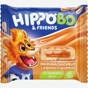 Пирожное HIPPOBO с вареной сгущенкой 32г