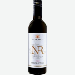 Вино Номерной резерв Шардоне белое сухое 14% 375мл