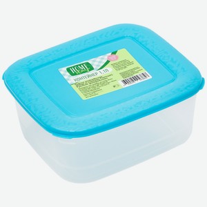 Контейнер пластиковый в ассортименте Home Story, 1.1л