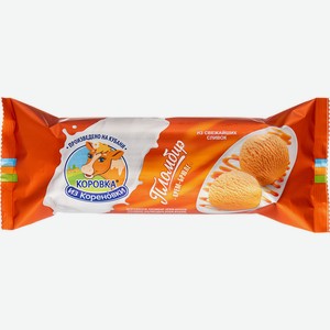 БЗМЖ Мороженое пломбир Коровка из Кореновки полено крем-брюл