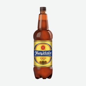 Пиво светлое  Жигулёвское , Моспивком, 4%, 1,15 л