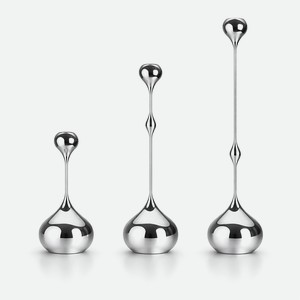 CHELAY Подсвечник на 3 свечи металлический modern, 3 шт.