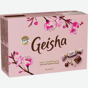 Конфеты Karl Fazer Geisha молочный шоколад с начинкой из тёртых орехов, 150г, 150 г