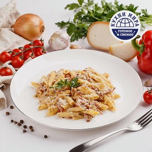 Готовые блюдатм У ПалычаПалычЛанч Итальянская паста с мясным ассорти в сливочном соусе 210 г