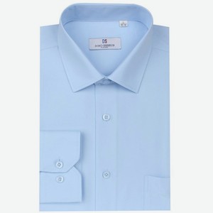 DS001T-3 Рубашка муж. с дл.рук гол.44-45