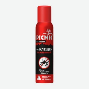 Аэрозоль от клещей и комаров Picnic Extreme 150мл