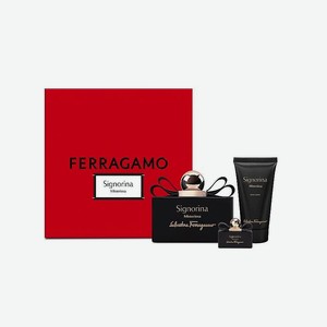 SALVATORE FERRAGAMO Подарочный набор Misteriosa, Парфюмерная вода, спрей 100 мл + Лосьон для тела 50 мл + Парфюмерная вода 5 мл