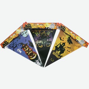 Гирлянда бумажная 2.5м в ассортименте