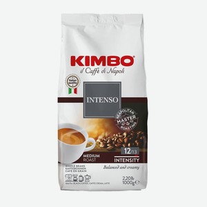 Кофе в зернах Kimbo Интенсивный средней обжарки 1 кг