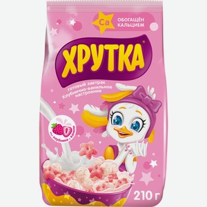Готовый завтрак ХРУТКА Звёздочки Клубнично-ванильное настроение 210гр м/у