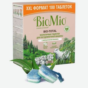 Таблетки для посудомоечных машин BioMio Эвкалипт 100 шт.