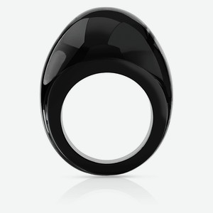 LALIQUE Кольцо-Кабошон Noir (черный), размер 49