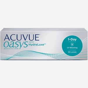 ACUVUE Однодневные контактные линзы ACUVUE OASYS 1-DAY with HydraLuxe, -1.75 / 8.5 / 14,3 / 30 шт