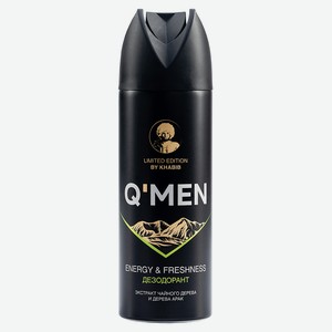 Deonica Q MEN Дезодорант мужской Энергия и Свежесть, 200 мл