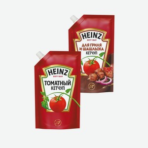 Кетчуп Heinz Томатный/для Гриля 320г