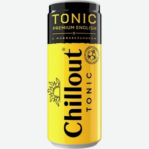 Тоник Chillout Premium English Tonic газированный 330мл, 330 мл