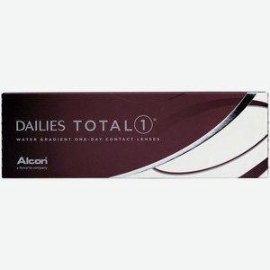 Линзы контактные Dailies Total1 мягкие ежедневной замены -4.0, 30шт.