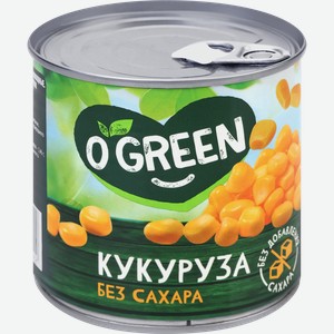 Кукуруза O`GREEN без сахара, 425мл