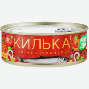 Килька TASTY TINS По-мексикански в томатном соусе, 240г