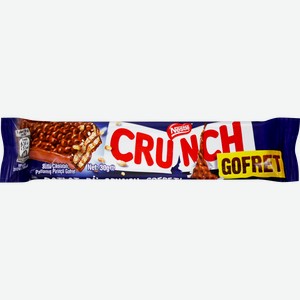 Вафля NESTLE Crunch с воздушным рисом в шоколаде, 30г
