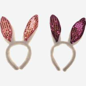 Ободок Santa club Заячьи ушки в ассортименте 1шт