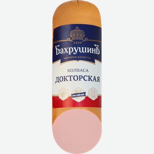 Колбаса вареная БАХРУШИНЪ Докторская, 400г