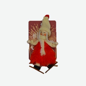 TWINKLE Декоративная ёлочная игрушка GIRL RED, 1 шт.