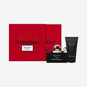 SALVATORE FERRAGAMO Подарочный набор женский MISTERIOSA, Парфюмерная вода, спрей 50 мл + Лосьон для тела 50 мл