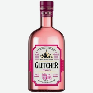 Джин Gletcher Pink 40% 500л, 500 мл