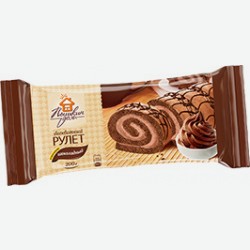 Рулет Бисквитный Пышкин Дом, Шоколадный, 200 Г
