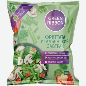 Смесь Green Ribbon Итальянский завтрак Фриттата замороженная 300г